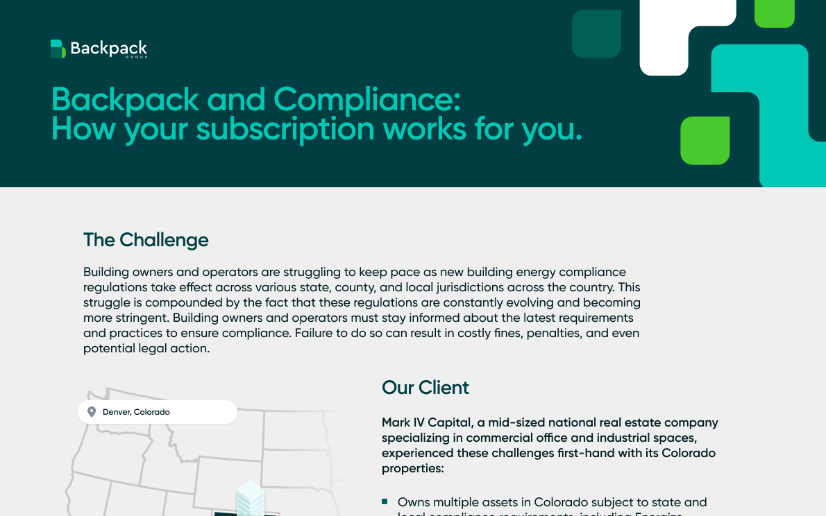 Backpack and Compliance: How your subscription works for you.